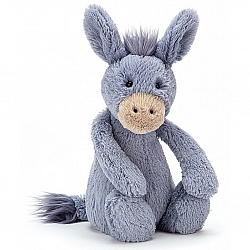 Jellycat Bashful Donkey 害羞的驴子毛绒玩具 Medium中号 BAS3DUS 高31cm x 宽12cm