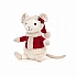 Jellycat Merry Mouse 快乐的老鼠毛绒玩具 MER3M  高18cm x 宽9cm