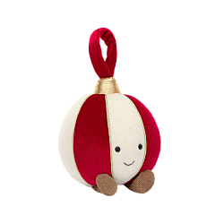 Jellycat Amuseable Bauble 趣味圣诞装饰小球毛绒玩具 A4BAU 高16cm x 宽12cm