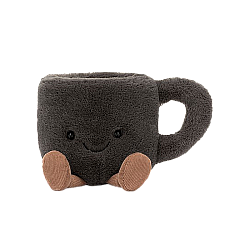 Jellycat Amuseable Coffee Cup 趣味咖啡杯可爱 毛绒玩具 A6COFC 高14cm x 宽10cm