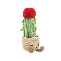 Jellycat Amuseable Moon Cactus 趣味月亮仙人掌 毛绒玩具 A6MCA 高21cm x 宽7cm