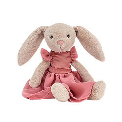 Jellycat 派对洛蒂小兔毛绒玩具 砖红色 LOT3BP 高27cm x宽10cm