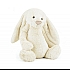 Jellycat Bashful Bunny 白色奶油兔子 Large大号 BAL2BCN 高36cm x 宽15cm