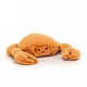 Jellycat senasational seafood crab 螃蟹毛绒玩具 SSEA6CR 高10cm x 宽11cm