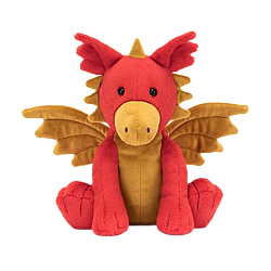 Jellycat Darvin Dragon  达尔文龙毛绒玩具 DAR3D 宽20cm x 高24cm