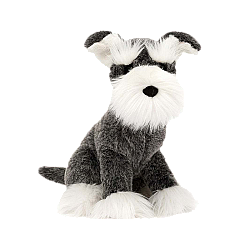 Jellycat Lawrence Schnauzer 劳伦斯雪纳瑞犬毛绒玩偶 LAW3S 高24cm x 宽10cm