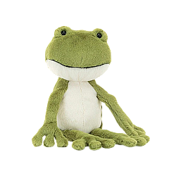 Jellycat Finnegan Frog  芬尼根蛙毛绒玩具 FIN3FRN 高23cm x 宽7cm