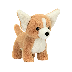 Jellycat sobel Chihuahua 伊索贝尔 吉娃娃 柔软毛绒玩具 ISB3CH 高6cm x 宽3.5cm