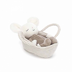 Jellycat Rock-A-Bye Mouse 酣睡老鼠 ROCK4M   高19cm x 宽9cm