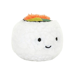 Jellycat Sassy Sushi Uramaki  时髦的浦卷寿司毛绒玩具 SASS3U 高4cm x 5cm