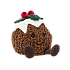 Jellycat &Amuseable Christmas Pudding 趣味圣诞布丁 毛绒玩具 A4PUD 高17cm x 宽13cm