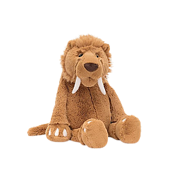 Jellycat Stellan Sabre Tooth Tiger 斯特兰剑齿虎可爱毛绒玩具 S2SAB 高49cm x 宽17cm