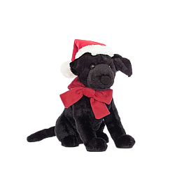 Jellycat Winter Warmer Pippa Black Labrador 皮帕黑色拉布拉多犬毛绒玩具 PIP3FBL 高22cm x 宽8cm