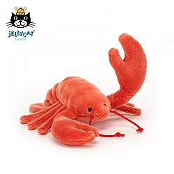 Jellycat Sensational Seafood Lobster 龙虾毛绒玩具 SSEA6LB 高14cm x 宽11cm