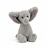 Jellycat Bashful Elephant 害羞大象毛绒玩具 Medium中号 BAS3EG 高31cm x 宽12cm