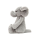 Jellycat Bashful Elephant 害羞大象毛绒玩具 Medium中号 BAS3EG 高31cm x 宽12cm