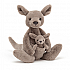 Jellycat Kara Kangaroo 袋鼠毛绒玩偶 Lagre大号 KAR2K 高37cm x 宽12cm