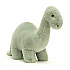 Jellycat Fossilly Brontosaurus 雷龙化石毛绒玩偶 Medium中号 FOS2B 高26cm x 宽12cm