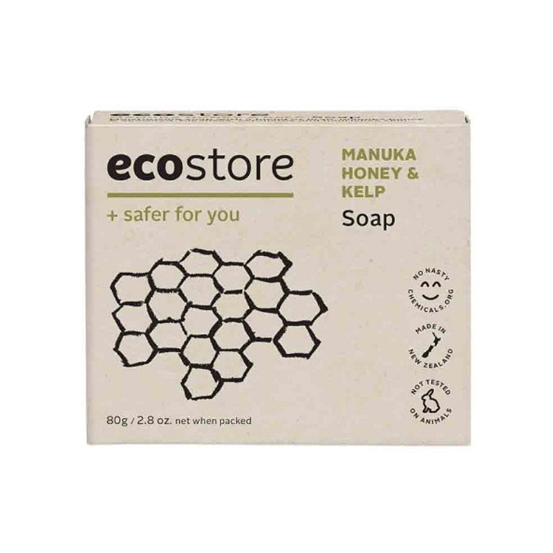 ecostore 麦卢卡海藻泥香皂80g  温和去角质