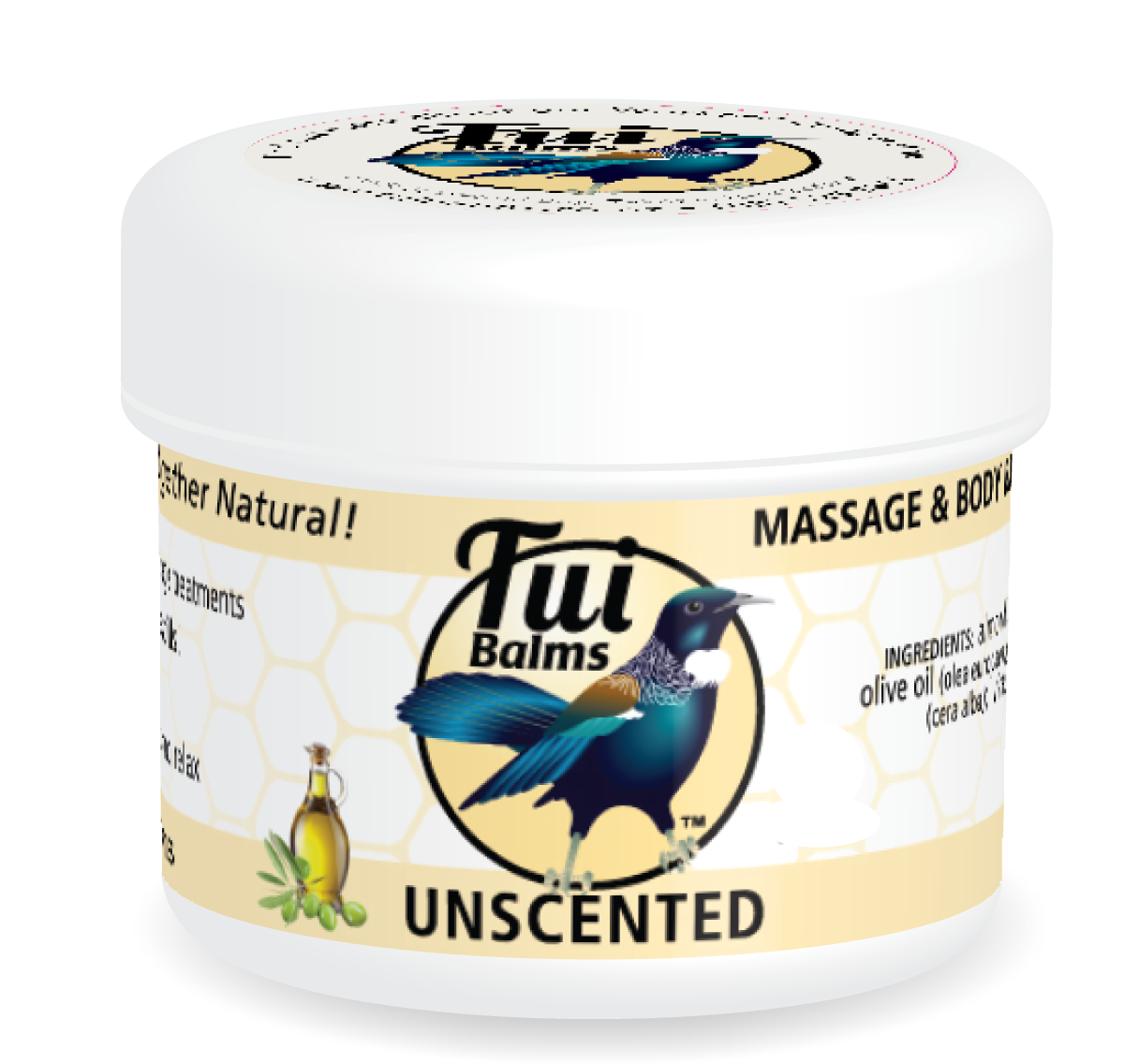 Tui Balms 蜜雀 无味按摩膏 Unscented Massage Balm 100g