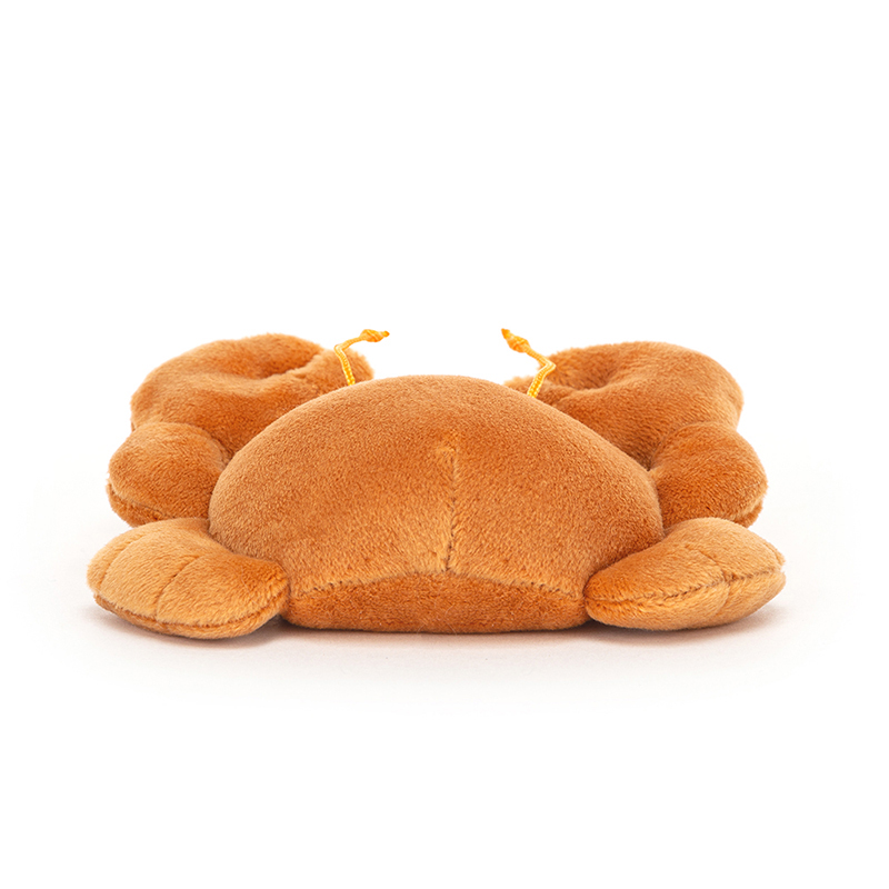 Jellycat senasational seafood crab 螃蟹毛绒玩具 SSEA6CR 高10cm x 宽11cm