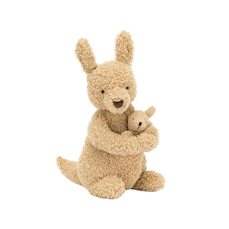 Jellycat Huddles Kangaroo 哈朵斯袋鼠 毛绒玩具 HUD2K 高26cm x 宽14cm