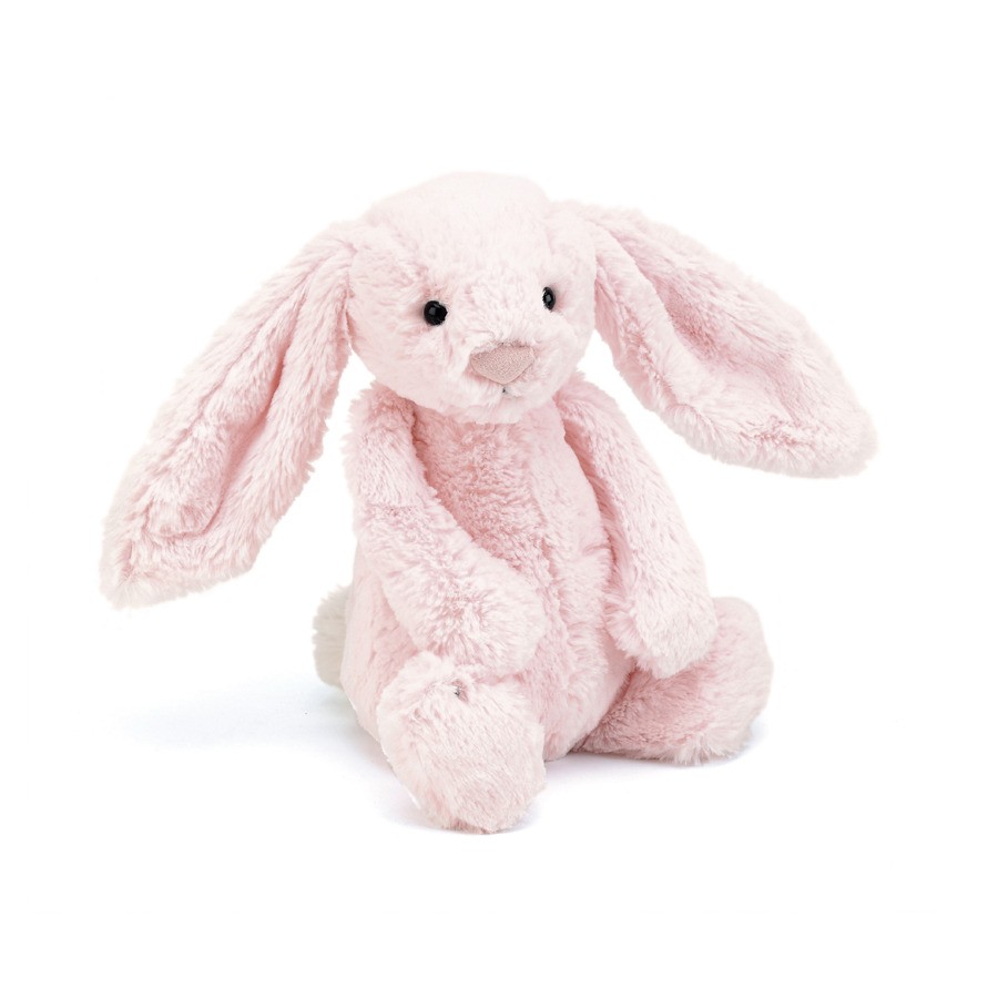 Jellycat Bashful Pink Bunny 淡粉兔子 Medium中号 BAS4BP 高31cm x 宽12cm