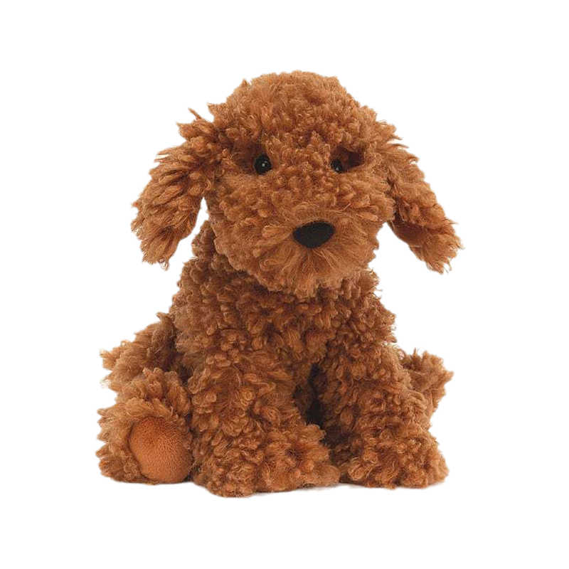 Jellycat 库伯混种贵宾犬可爱毛绒玩具 COO3LABN 高23cm x 宽21cm