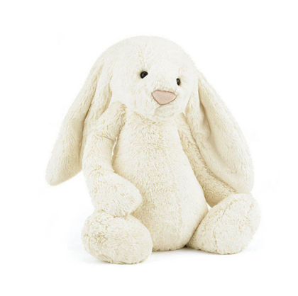 Jellycat Bashful Bunny 白色奶油兔子 Large大号 BAL2BCN 高36cm x 宽15cm