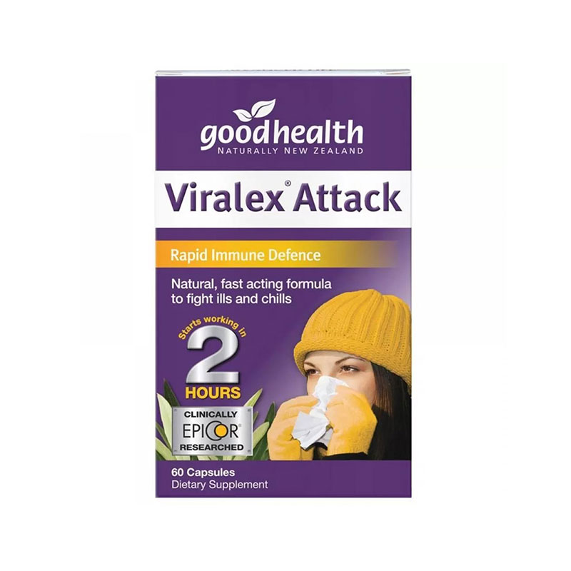 goodhealth 好健康 Viralex Attack 维乐士速效感冒胶囊 60粒