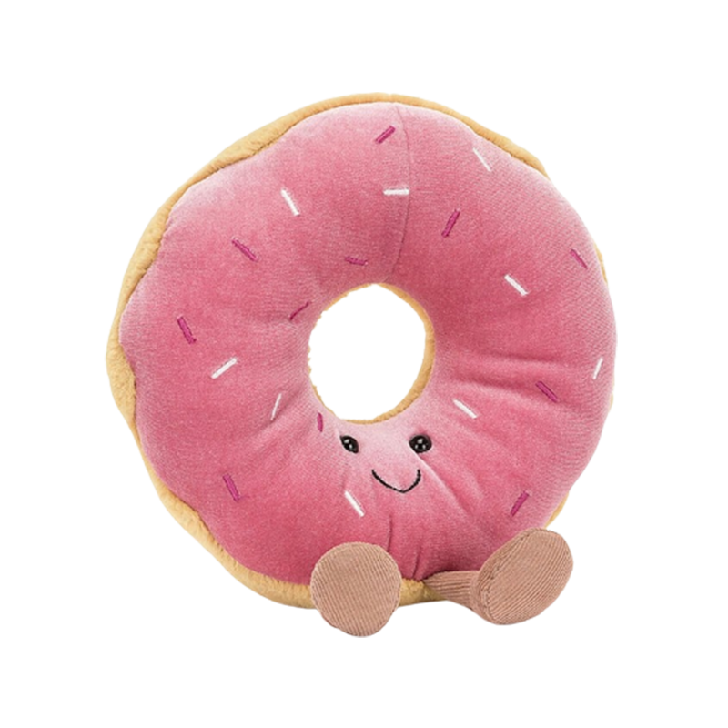 Jellycat Amuseable Doughnut 趣味甜甜圈毛绒玩具 A2DOU  高18cm x 宽17cm