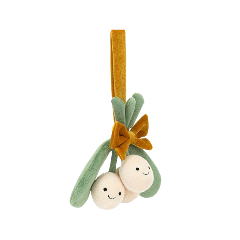 Jellycat Amuseables Mistleto 趣味槲寄生毛绒玩具 A6MIST  宽19cm x 高17cm