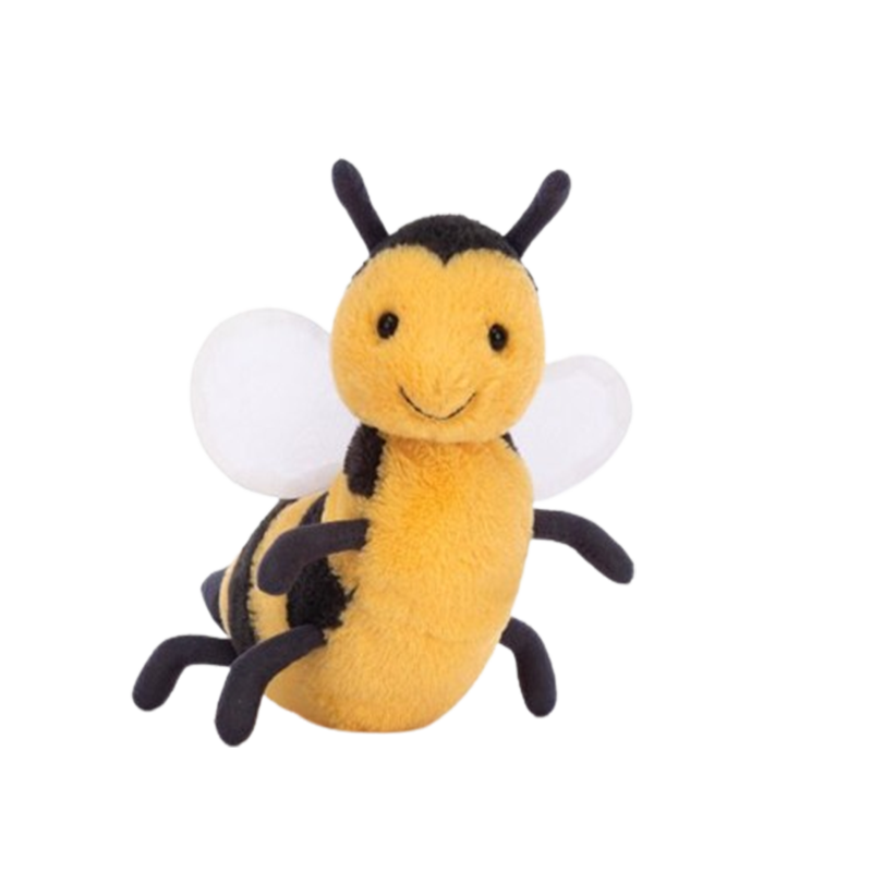 Jellycat Brynlee Bee 布林利蜜蜂毛绒玩具 B3BEE  高13cm x 宽6cm