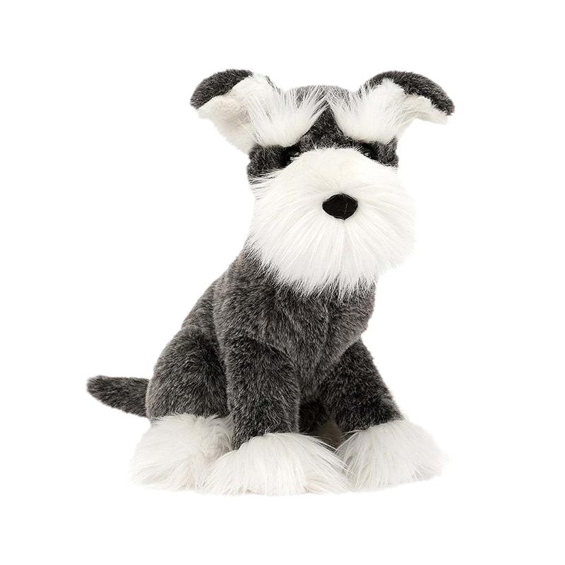 Jellycat Lawrence Schnauzer 劳伦斯雪纳瑞犬毛绒玩偶 LAW3S 高24cm x 宽10cm