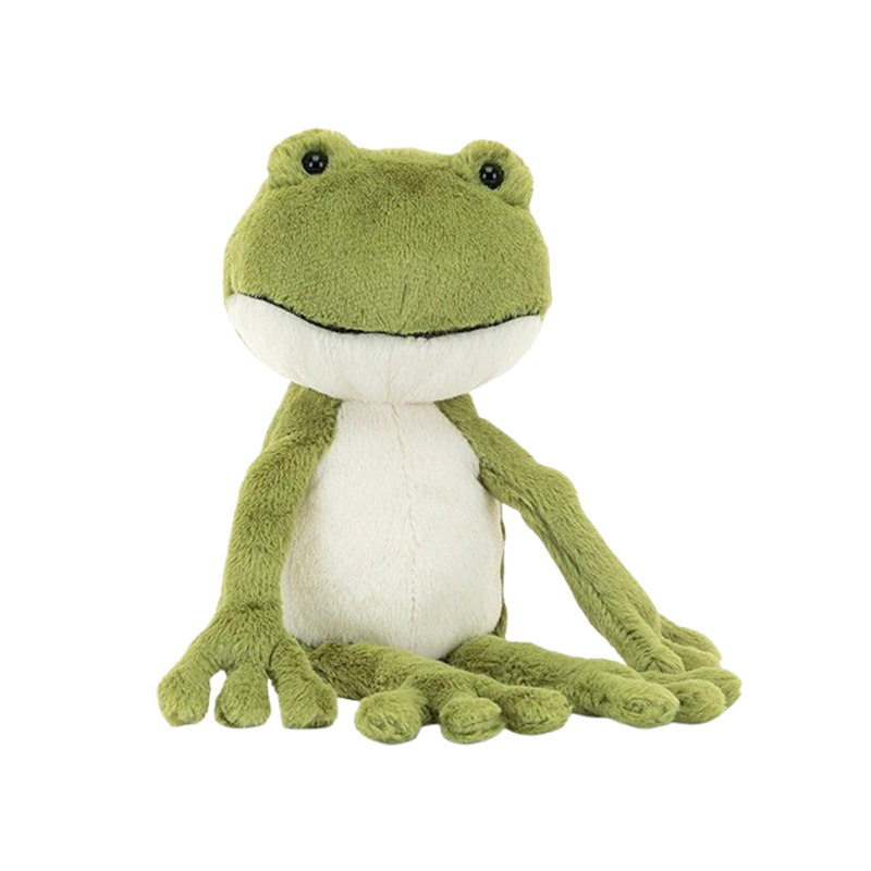 Jellycat Finnegan Frog  芬尼根蛙毛绒玩具 FIN3FRN 高23cm x 宽7cm