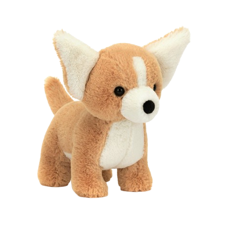 Jellycat sobel Chihuahua 伊索贝尔 吉娃娃 柔软毛绒玩具 ISB3CH 高6cm x 宽3.5cm