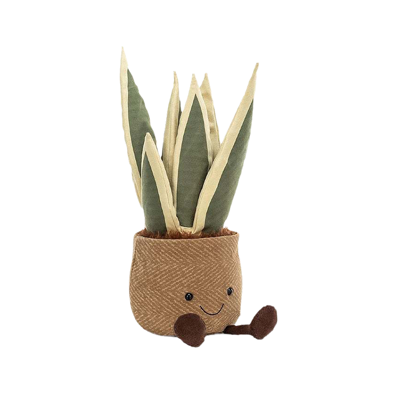 Jellycat Amuseable Snake Plant 趣味虎尾兰 绿植毛绒玩偶 A2SP 高38cm x 宽16cm