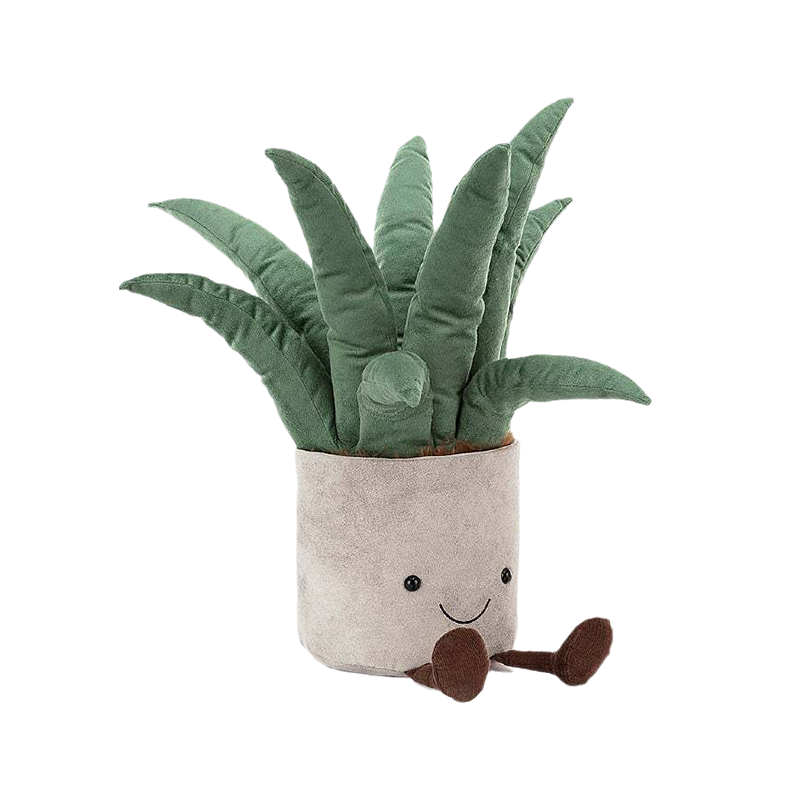 Jellycat Amuseable Aloe Vera 趣味芦荟植物毛绒玩偶 A2AV 高45cm x 宽14cm