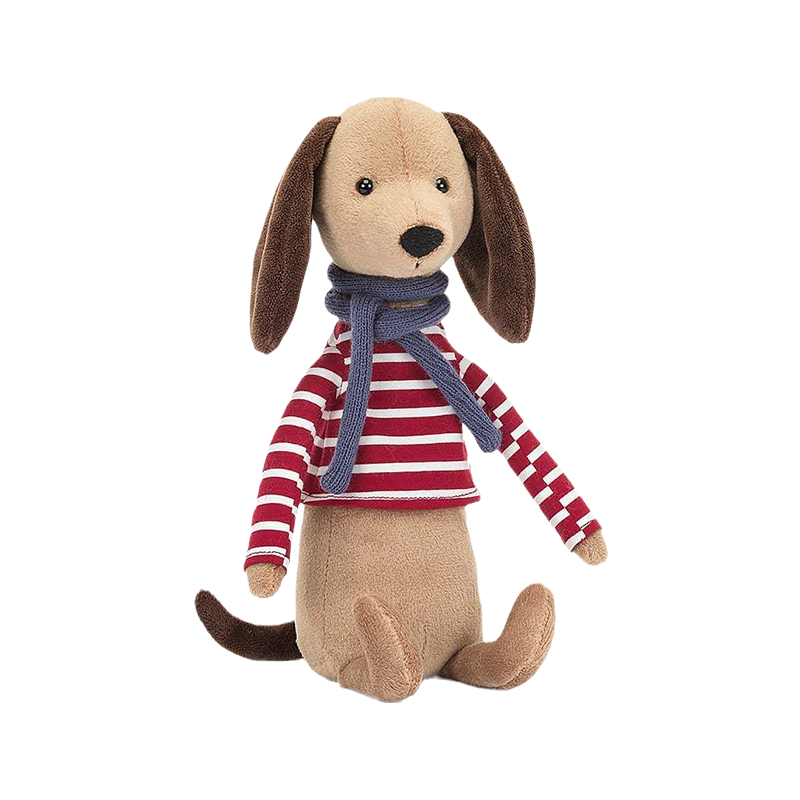 Jellycat Beatnik Buddy Sausage Dog 比特尼克腊肠犬毛绒玩偶 BEB3SD 高27cm x 宽7cm