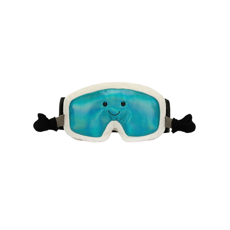 Jellycat Amuseables Sports Ski Goggles 趣味运动滑雪护目镜毛绒玩具 AS2SKG 高11cm