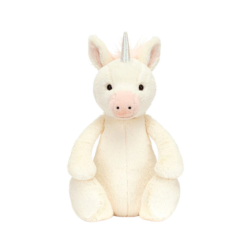 Jellycat Bashful Unicorn 害羞的独角兽 Large大号 毛绒玩具 BAH2UC  高51cm x 宽21cm