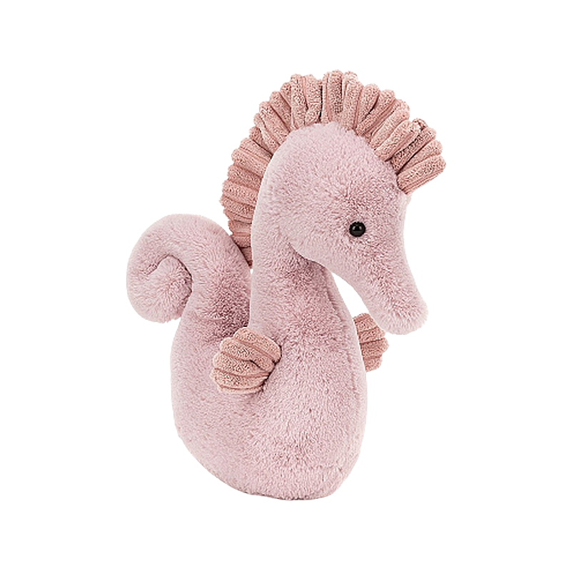 Jellycat Sienna Seahorse 西耶娜海马宝宝海洋生物毛绒玩具 SIEN3SN 高23cm x 宽10cm