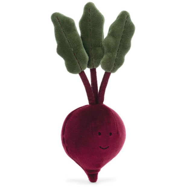 Jellycat Vivacious Vegetable Beetroot 活泼甜菜玩偶 VV6BEET 高22cm x 宽8cm