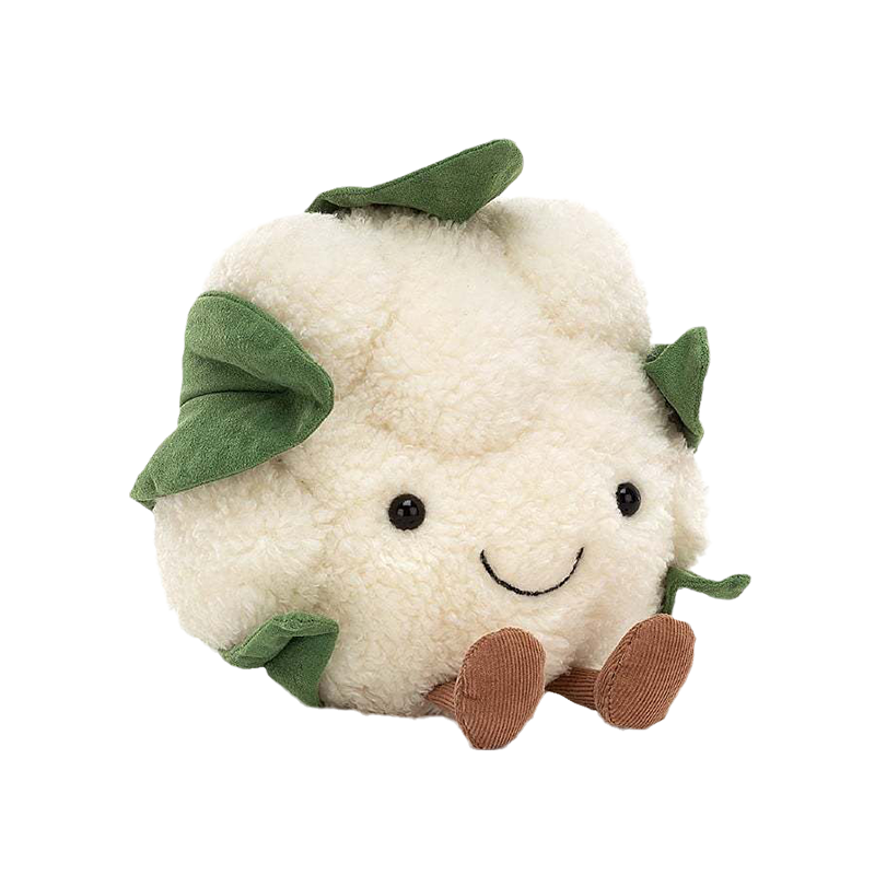 Jellycat Amuseable Cauliflower 趣味花菜毛绒玩偶 A2CF 高20cm x 宽16cm